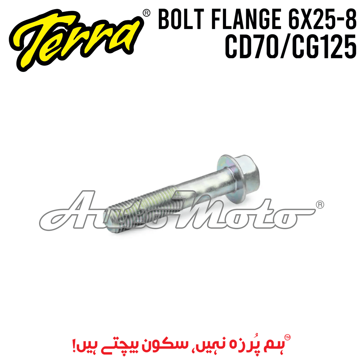 BOLT FLANGE 6X25X8