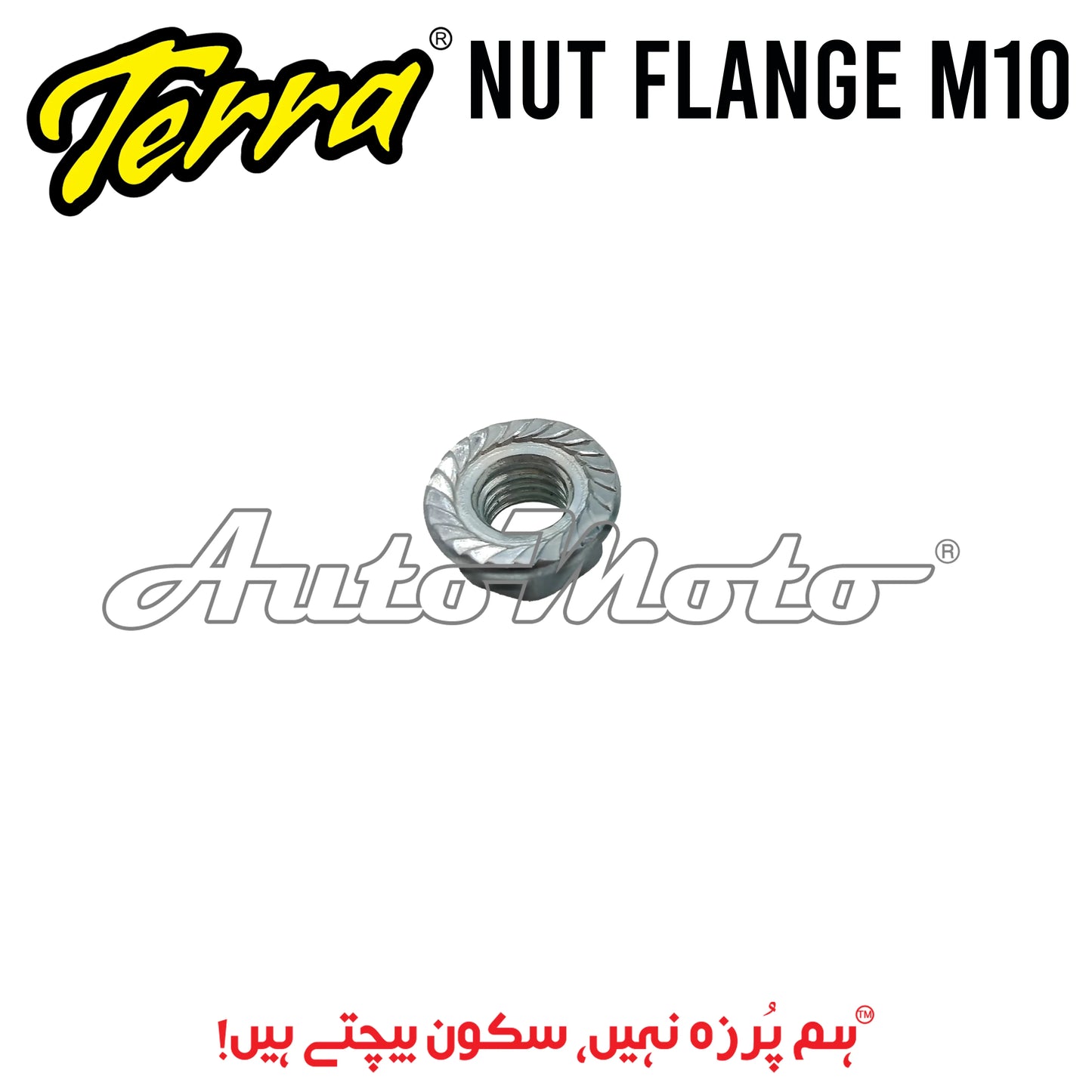 NUT FLANGE M10 Terra