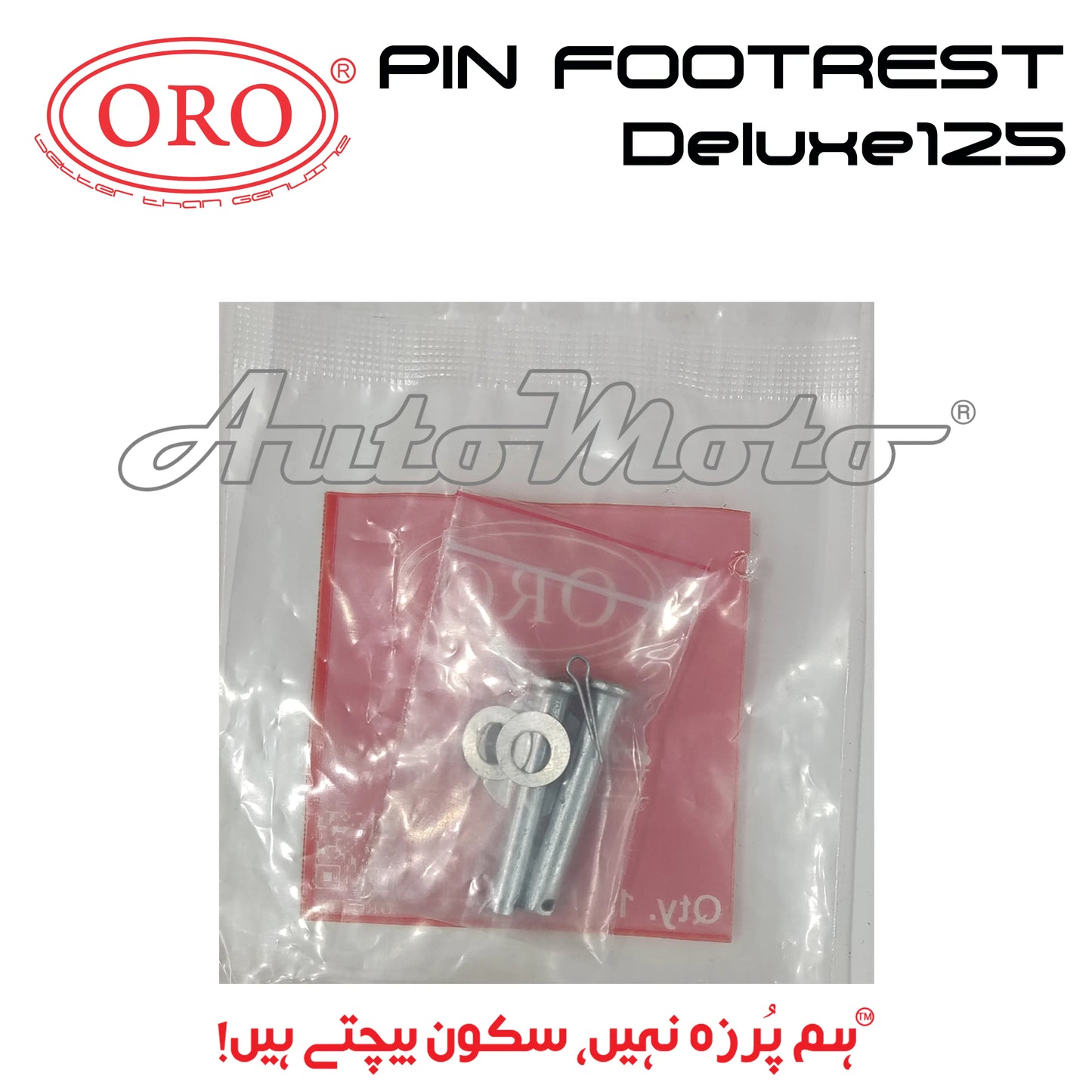 PIN FOOTREST DELUXE125 ORO