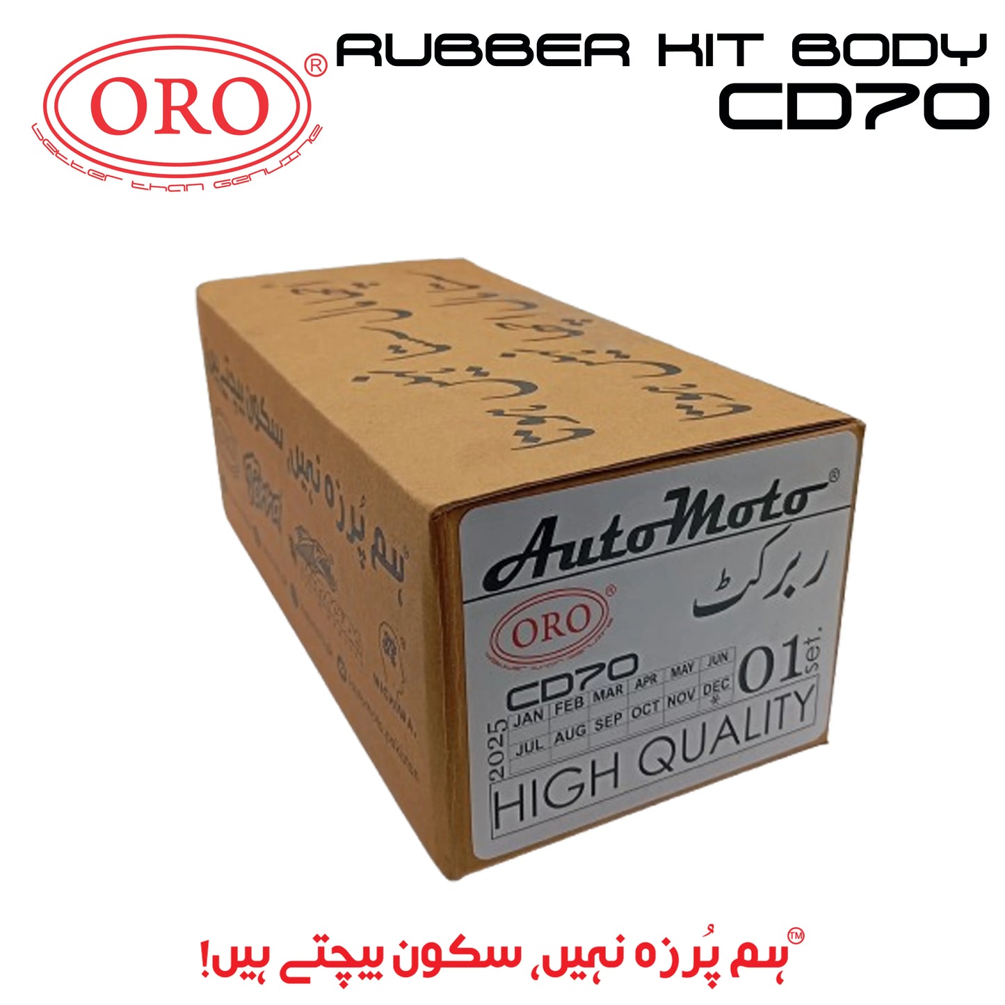 RUBBER KIT BODY CD70 ORO