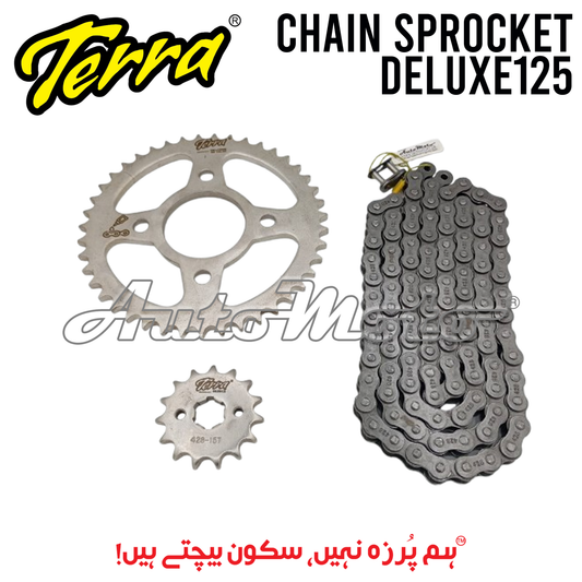 CHAIN SPROCKET KIT DELUXE125