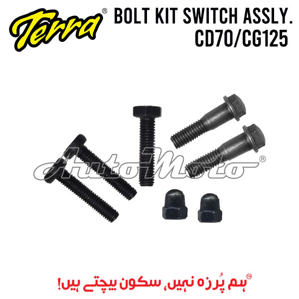 BOLT KIT SWITCH ASSEMBLY CD70/CG125