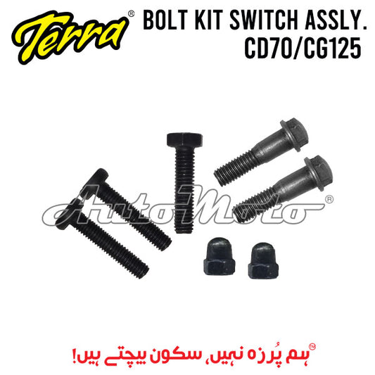 BOLT KIT SWITCH ASSEMBLY CD70/CG125