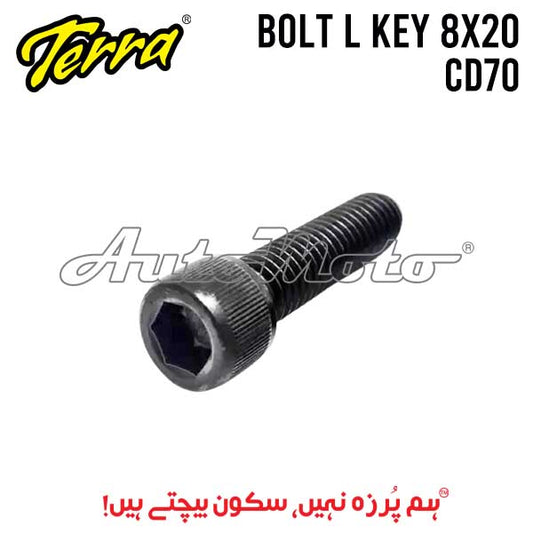 BOLT L-KEY 8X20