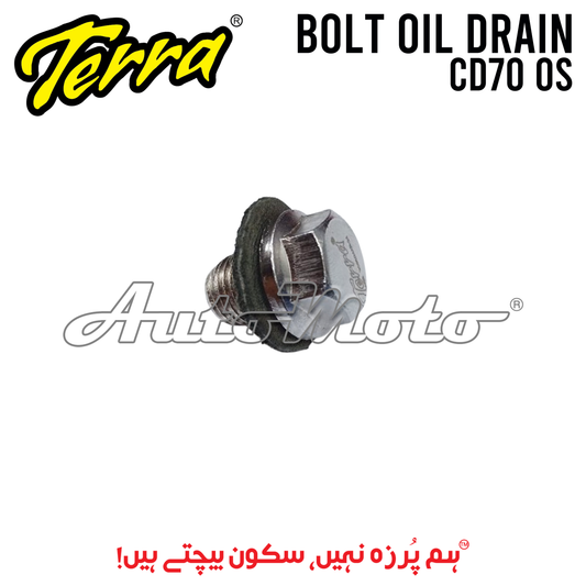 OIL DRAIN BOLT CD70 OVER SIZE