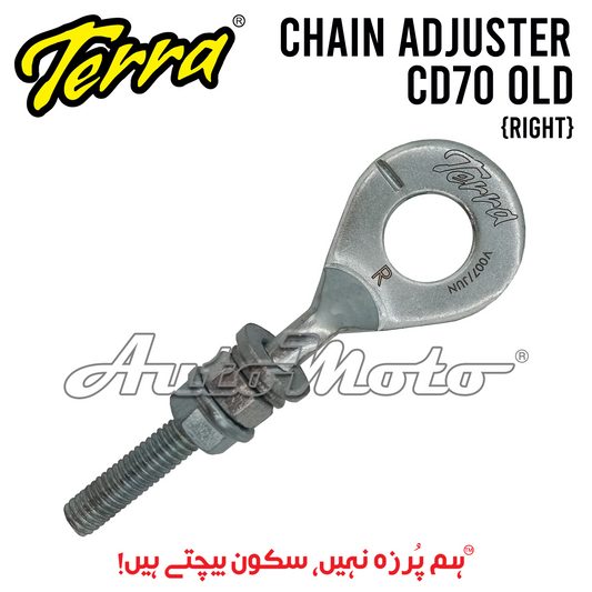 CHAIN ADJUSTER CD70 OLD RIGHT