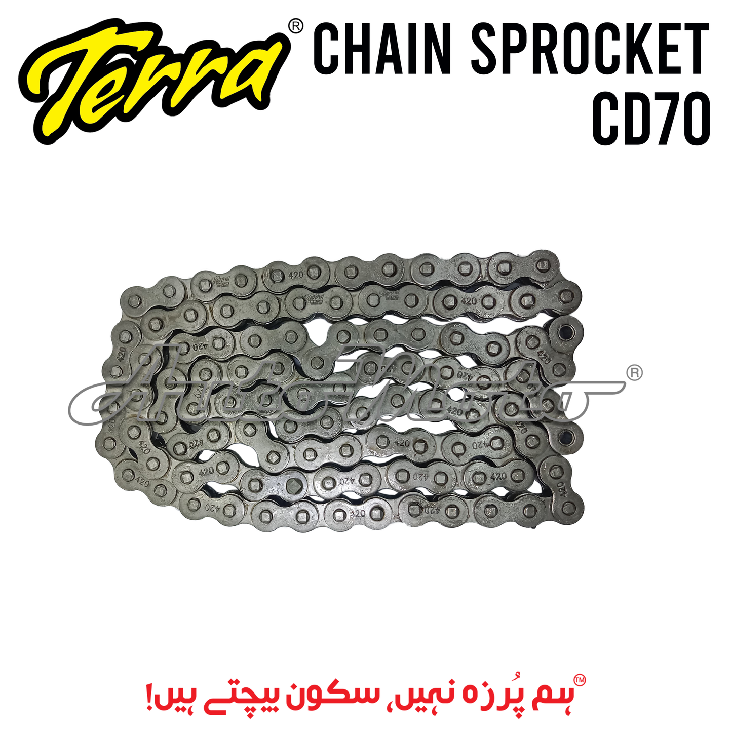 CHAIN SPROCKET KIT CD70 TERRA