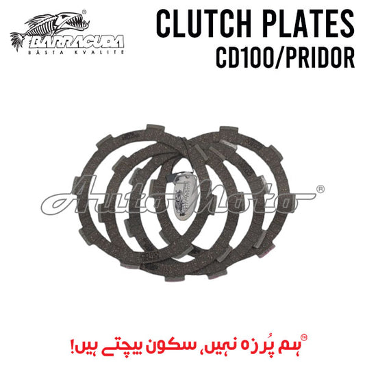 CLUTCH PLATES CD100/PRIDOR BARRACUDA