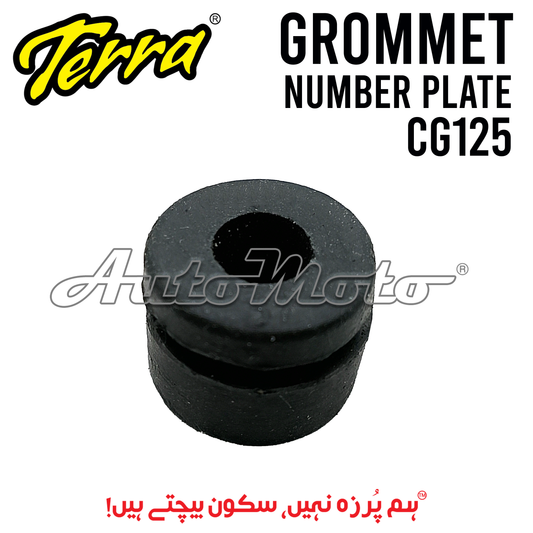 GROMMET NUMBER PLATE CG125