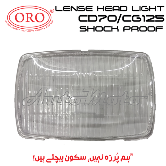 LENSE HEAD LIGHT SHOCK-PROOF CD70/CG125