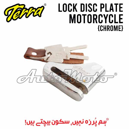 LOCK DISC METAL CHROME
