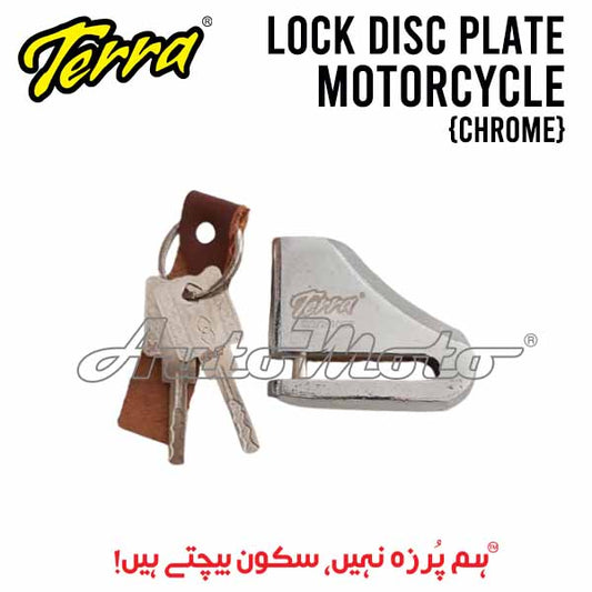 LOCK DISC METAL CHROME