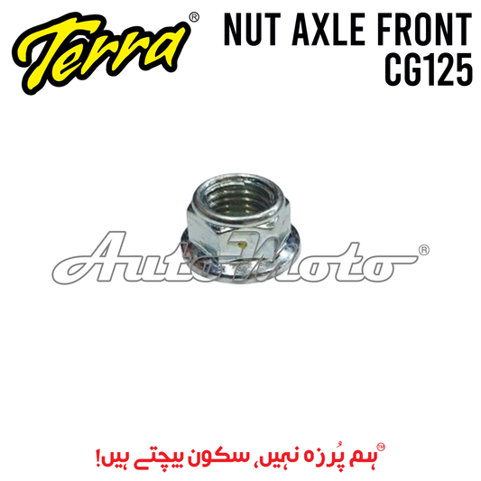 NUT AXLE CG125 FRONT