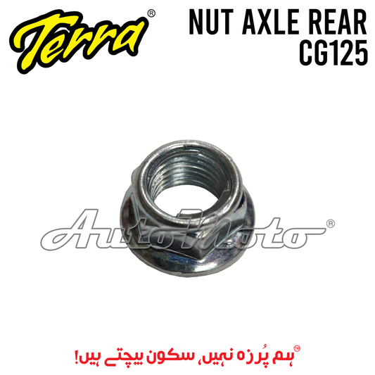 NUT AXLE CG125 REAR