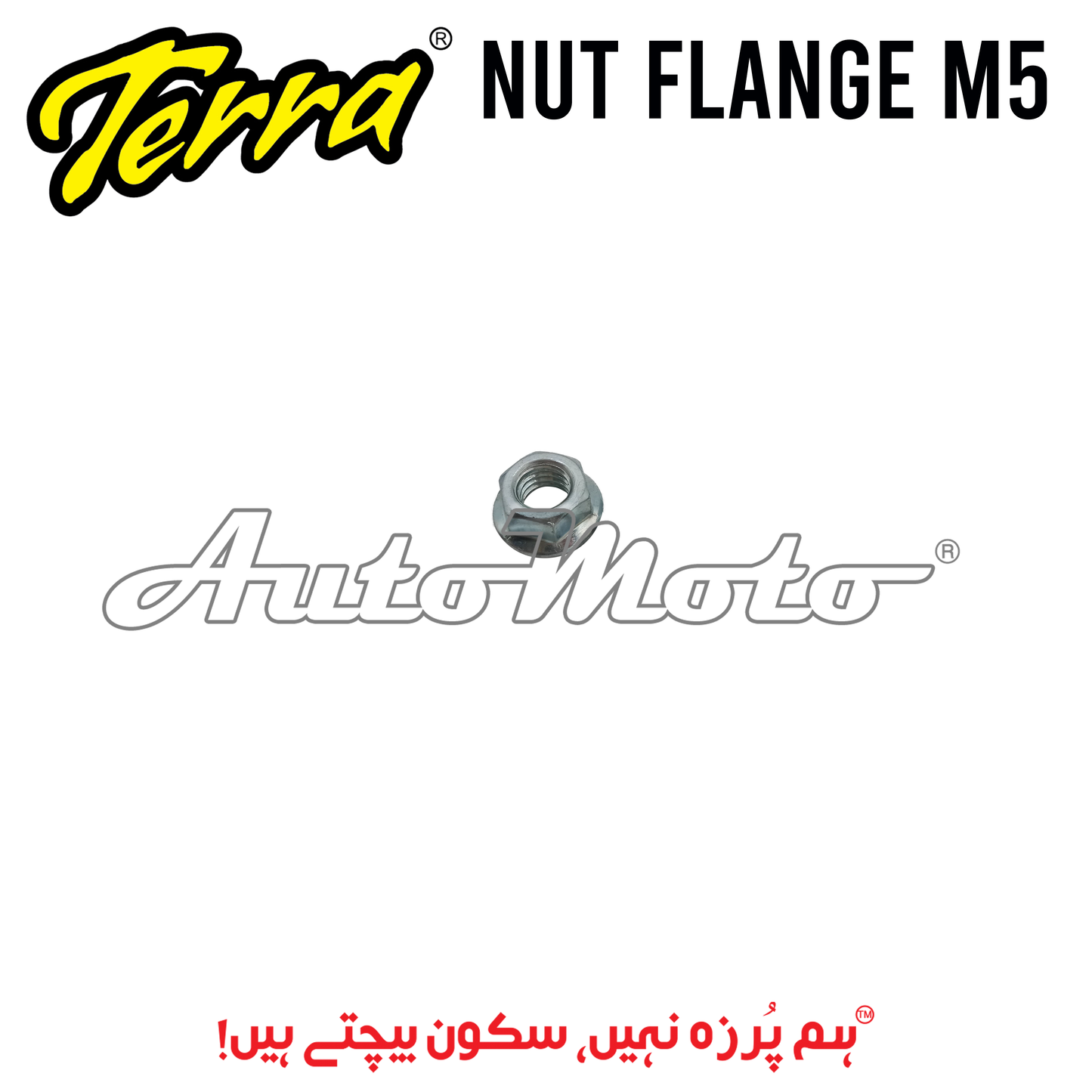 NUT FLANGE M5