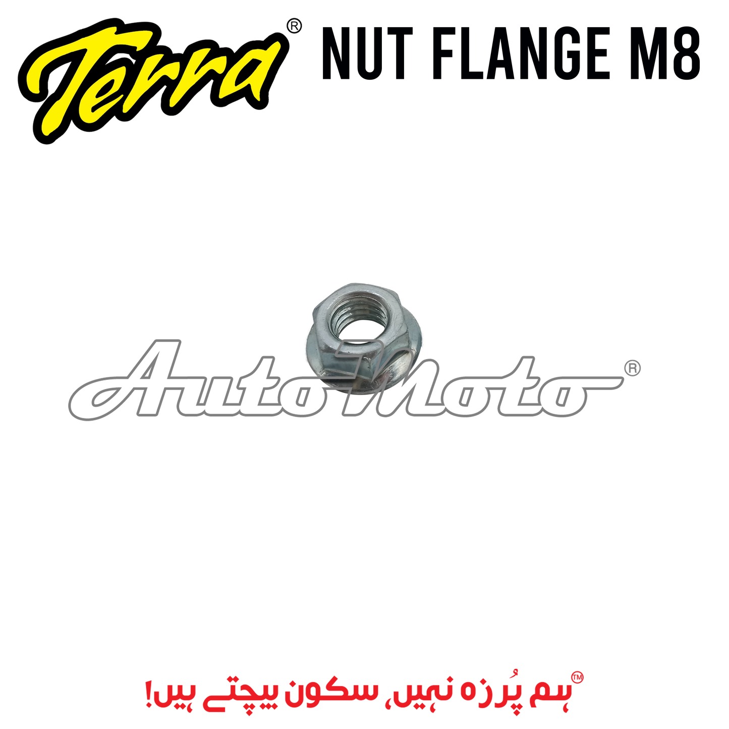 NUT FLANGE M8