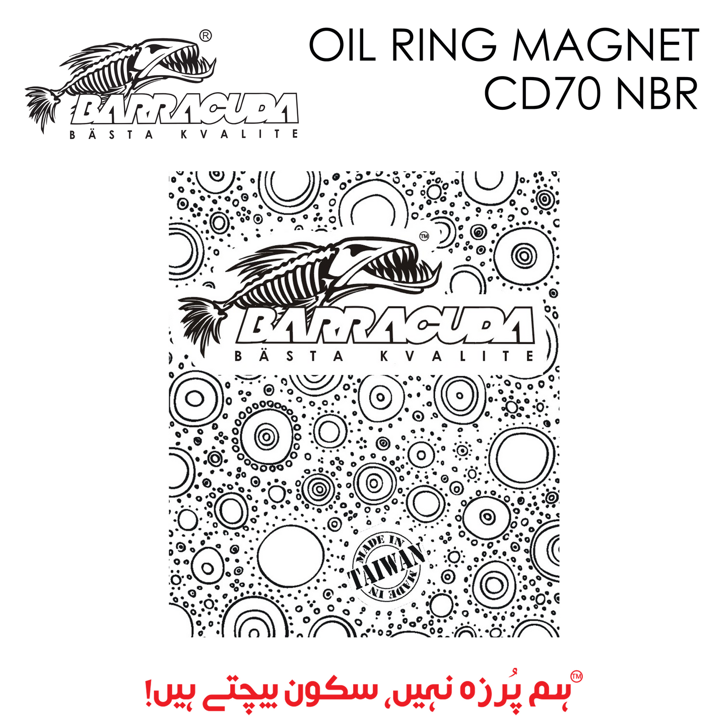 OIL RING MAGNET CD70 BARRACUDA NBR