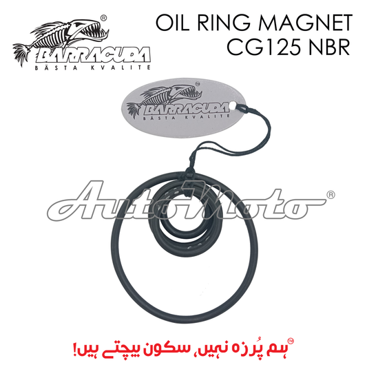 OIL RING MAGNET CG125 BARRACUDA NBR