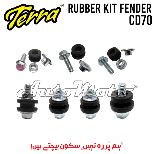 RUBBER BOLT KIT FENDER CD70