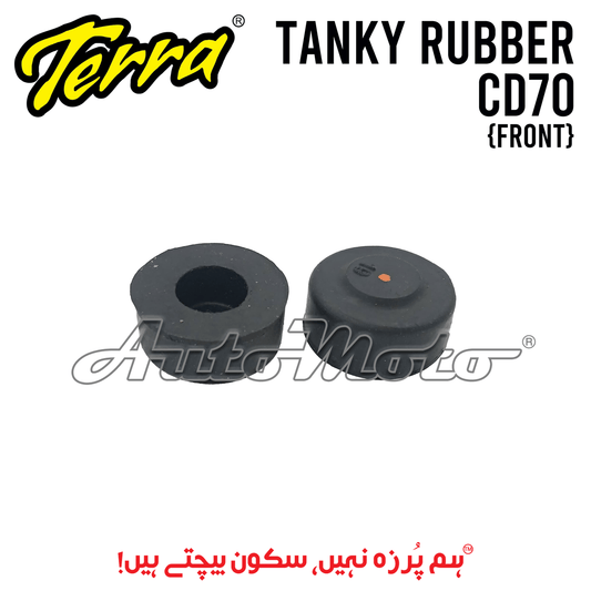 RUBBER FUEL TANK CD70 FRONT