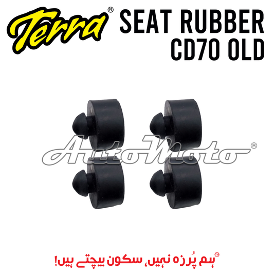 SEAT RUBBER SET CD70 OLD