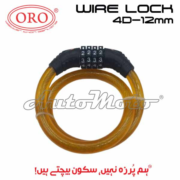 WIRE LOCK 4D 12mm