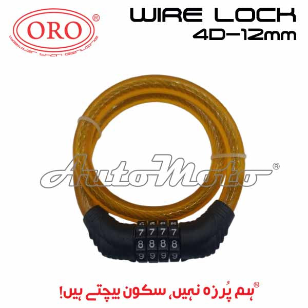 WIRE LOCK 4D 12mm