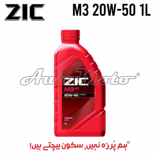 ENGINE OIL - ZIC M3 4T 20W-50 1L